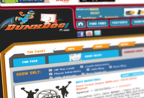 Dunk Dog - A Sports Niche Social Network