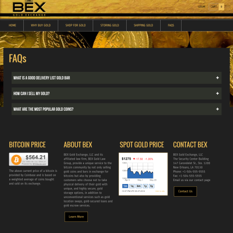 FAQs   BEX Gold Exchange