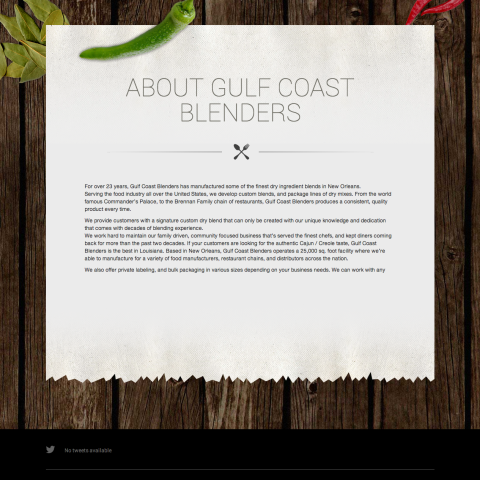 About Gulf Coast Blenders   Gulf Coast Blenders