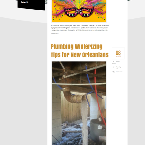 Company Blog   New Orleans Plumbing Office   Let Us Peep in Your Pipes